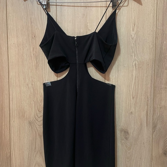 NWOT Alice + Olivia Black Cutout Havana Mini Dress size 8 - Picture 5 of 10